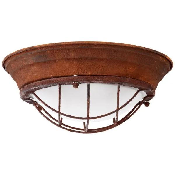Lampa sufitowa retro Typhoon 94491/60 metalowa do pokoju rdzawa