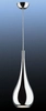 Kropla LAMPA wisząca LAVA CHROM MA01986C-001-01 Italux metalowa OPRAWA zwis łezka chrom