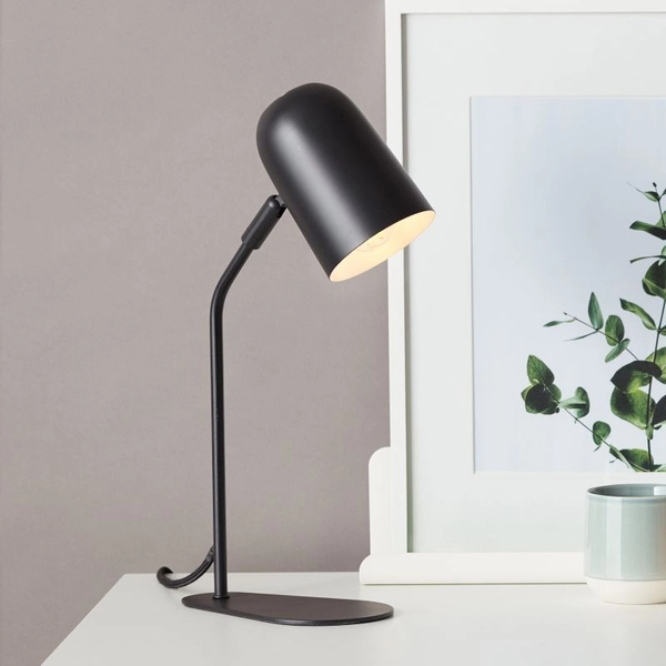 Stołowa lampa regulowana Tong 92717/06 metal czarna OUTLET