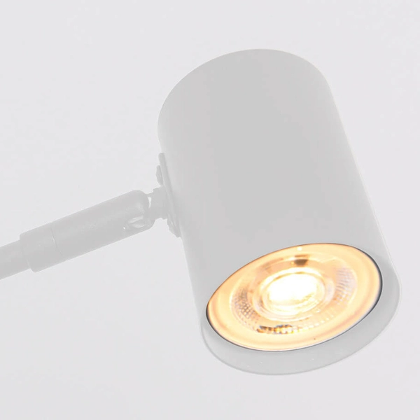 Sufitowa lampa SNOW LP-731/6P WH Light Prestige regulowana do salonu biała