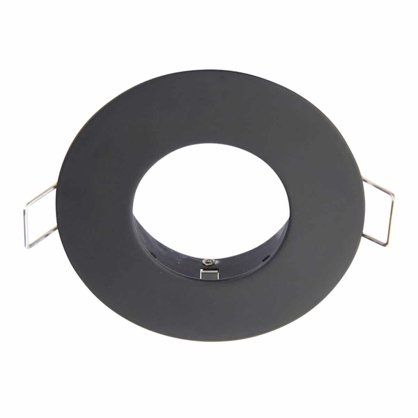 Wpuszczana lampa sufitowa Speculo 99760 Saxby IP65 okrągła czarna