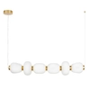 Wisząca lampa BRILLA ST-CP241210-6L GOLD LED 69W 3000K złoty biały