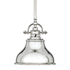 Wisząca lampa industrialna QZ-EMERY-P-S-IS srebrna salonowa