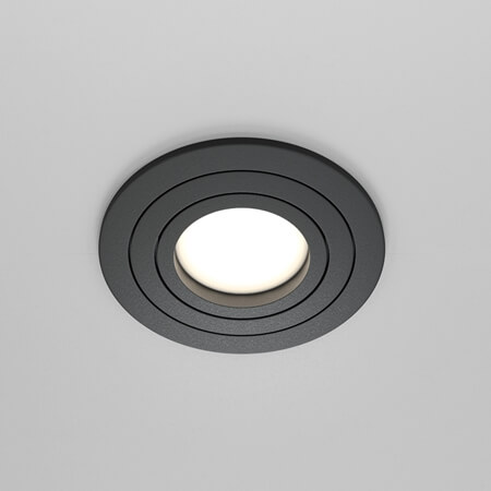 Sufitowa lampa wpuszczana Atom DL023-2-01B regulowana czarny