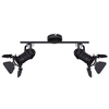 Regulowana lampa sufitowa retro EGON 54650-2B czarny