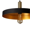 Metalowa wisząca lampa Dario ABR-LWO-DARIO-C talerz nad wyspę czarna