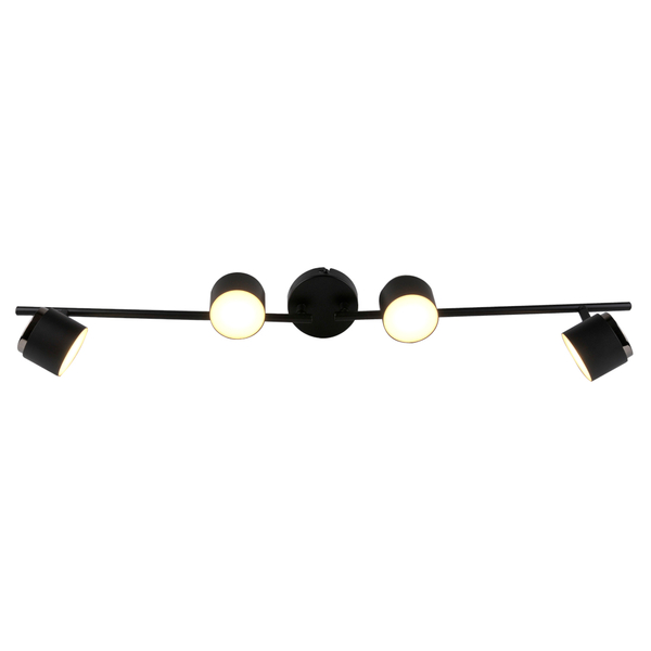 Lampa sufitowa KUBIK 318282 reflektorki LED 16,8W 3000K czarne