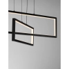 Prostokątna lampa wisząca ANZELIO LE45474 LED 47W 3200K czarna