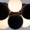 Lampa kulista wiesząca Vino ABR-GRAPPA-H-S Abruzzo balls czarne białe