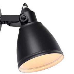 Industrialna LAMPA ścienna FJÄLLBACKA 108082 Markslojd regulowana OPRAWA metalowy kinkiet do łazienki IP44 czarny