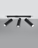 Spot LAMPA sufitowa Direzione SL.0501 reflektorowa OPRAWA listwa regulowane tuby czarne