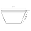 Sufitowa lampa ledowa DABAR ML0253  LED 7W 4000K do przedpokoju biały