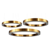 Podwieszana lampa Circle ST-8848-60+80+100 brass Step LED 336W 3000K ringi mosiądz