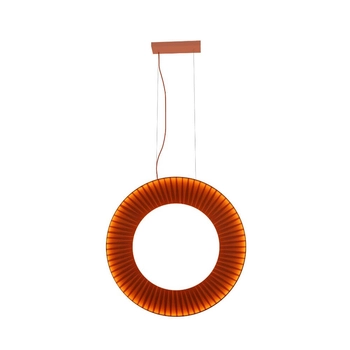 Tkaninowa lampa wisząca Nexo 5227 LED 110W 4000K terrakota czerwony