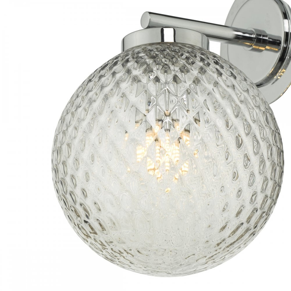 Łazienkowy kinkiet ścienny Wayne WAY0750 Dar Lighting kula IP44 chrom