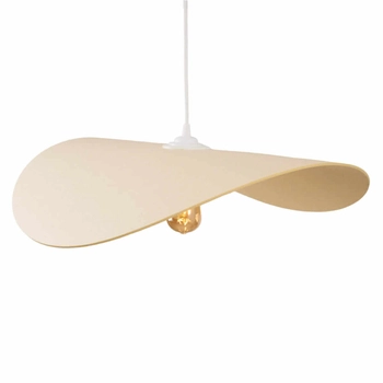 Lampa zwis do jadalni Pan P0585 Maxlight kapelusz parasol beżowa OUTLET