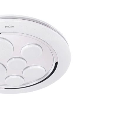 Biała lampa sufitowa Drops LED 48W 3000-6000K okrągła do łazienki