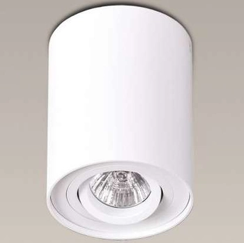 LAMPA sufitowa BASIC ROUND C0067 Maxlight metalowy downlight tuba SPOT biały