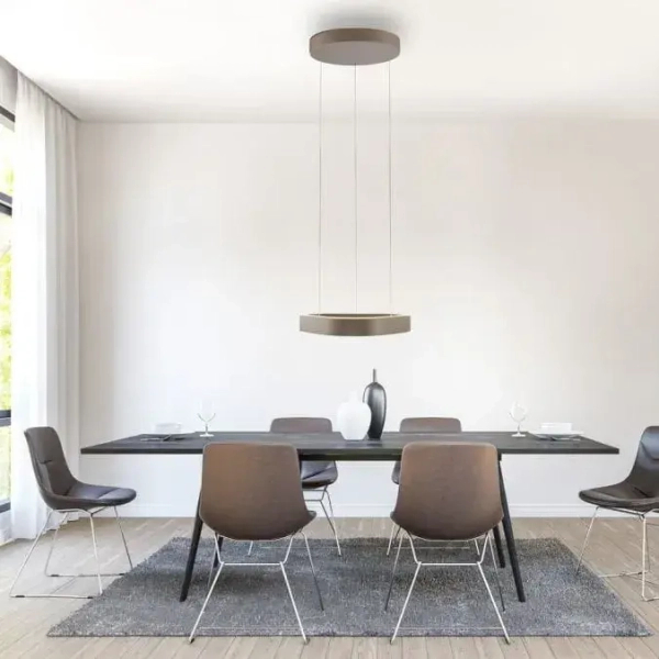 Wisząca lampa ze zmienną barwą Q-STRETTO brązowa 2689-97 1xLED 38W 2200-5000K regulowana