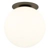Sufitowa lampa podtynkowa Vos 1 10963 opalowa kula czarny