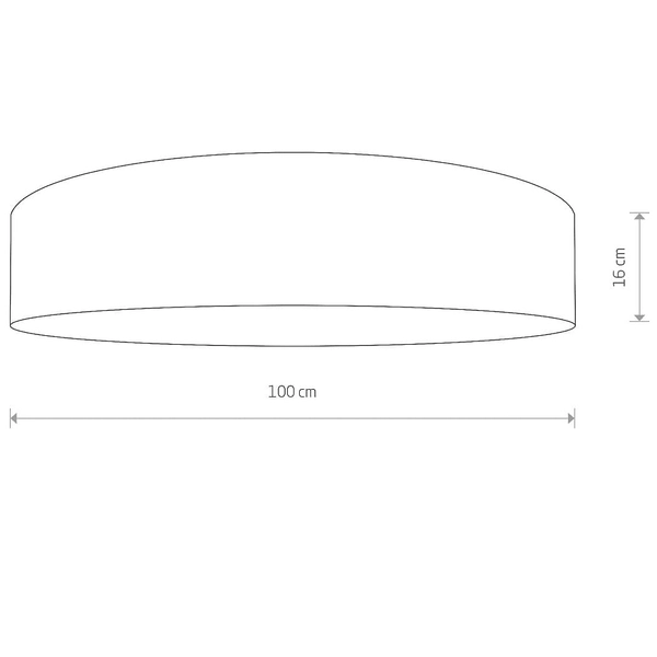 Aksamitna lampa sufitowa Laguna 8962 Nowodvorski okrągła kremowa