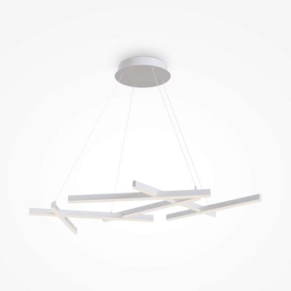 Lampa salonowa wisząca Line MOD016PL-L75W LED 79W 3000K biała