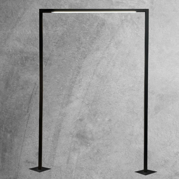 Zewnętrzna lampa stojąca Taketa 9931 Shilo rama IP44 antracyt
