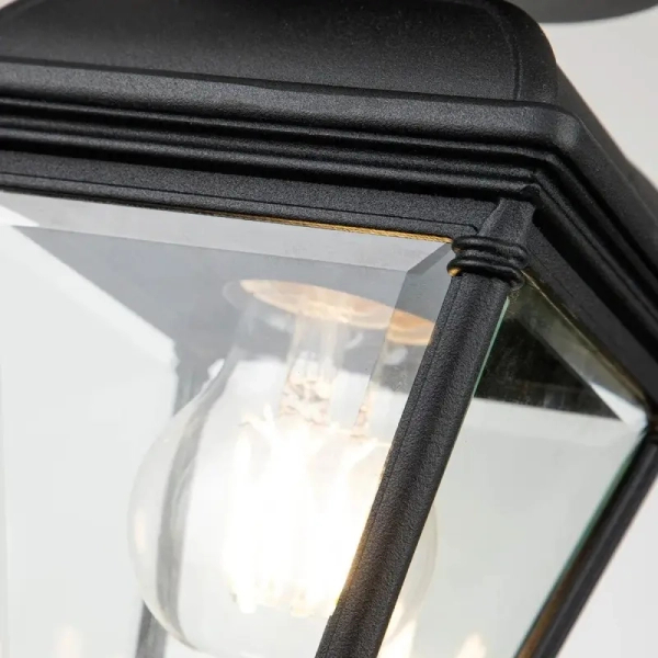 Ogrodowy plafon Bayview BAYVIEW-PORCH-BK metalowy IP44 czarny