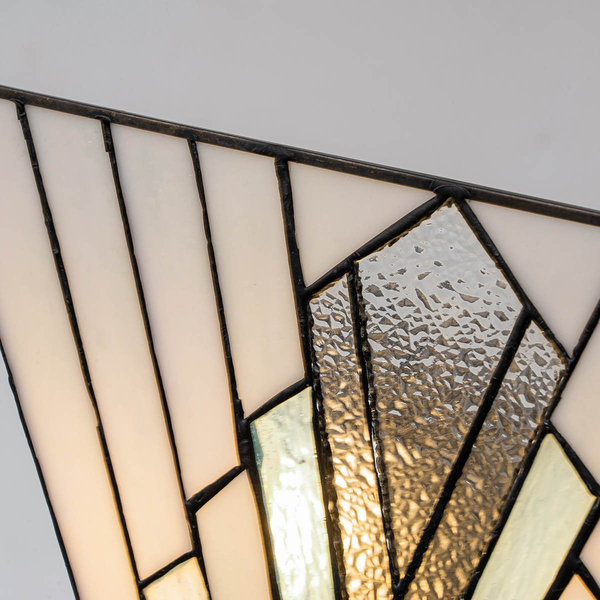 Witrażowy kinkiet Alderley TF-ALDERLEY-WU art. deco szklana multikolor