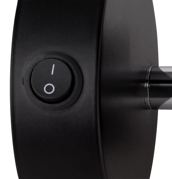 Ścienna lampa regulowana Tunno 15342- 1 czarna złota