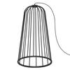 Industrialna lampa stojąca no. Moon 2014 do salonu druciana czarny