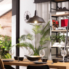 Metalowa lampa nad stół Retro ABR-RRP-C-E27 Abruzzo wisząca czarny