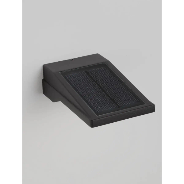 Solarna lampa elewacyjna DIVANTA LE75122 LED 1W 3000K IP54 czarna