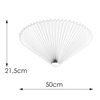 Lampa sufitowa do salonu Plisado 108705 Markslojd materiał beżowy