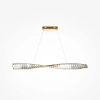 Kryształowa lampa wisząca Krone P097PL-L28BS3K LED 27W 3000K mosiądz
