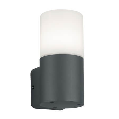 Zewnętrzna lampa ścienna tuba HOOSIC 224060142 IP44 antracyt