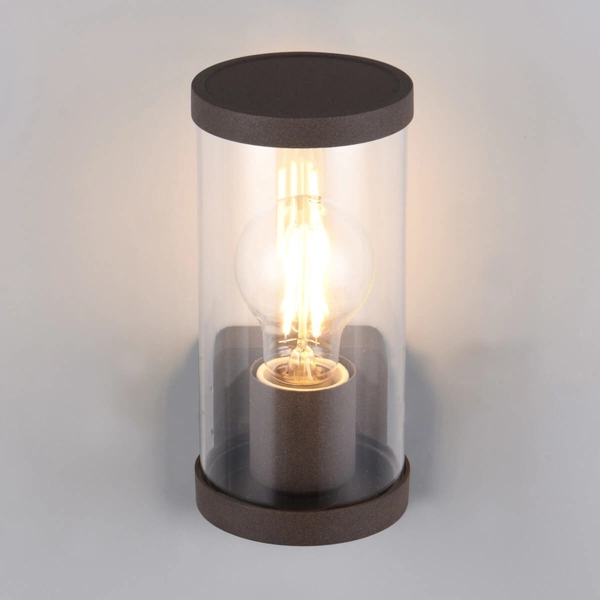 Elewacyjna lampa tuba Bonito R21596124 IP44 brązowy