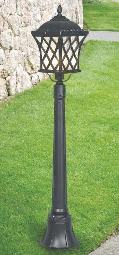 Stojąca LAMPA zewnętrzna TAY 5294 Nowodvorski metalowa OPRAWA ogrodowa latarenka IP23 czarna