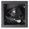 Sufitowa oprawa wpustowa MATRIX H0048 Maxlight metalowa czarna