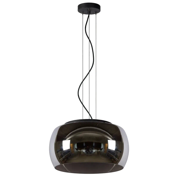 Loftowa lampa wisząca OLIVIA 45401/40/65 Lucide przydymiony czarny