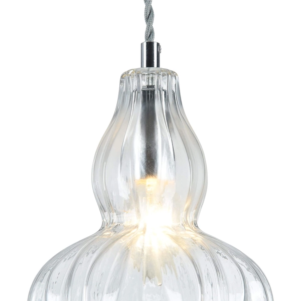 Dekoracyjna lampa wisząca Eustoma MOD238-PL-01-TR przeźroczysta
