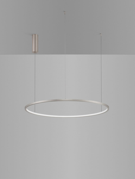 Wisząca lampa okrąg TOLUCA LE42787 Luces Exclusivas LED 48W 3000K srebrna