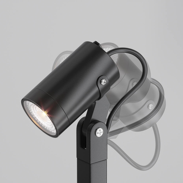 Naświetlacz ogrodowy Scope O025FL-01B1 IP65 reflektorek regulowany czarny