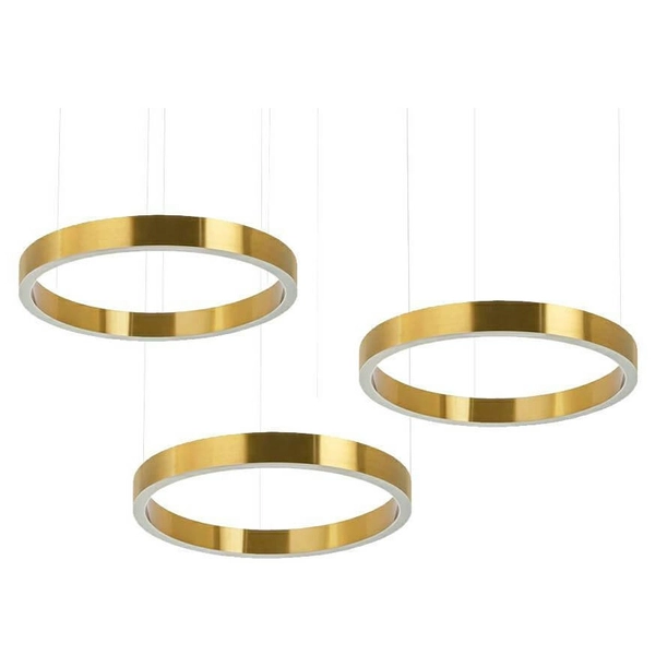 Lampa wisząca pierścieniowa Ring MSE0000404040 Moosee LED 75W 3000K złota