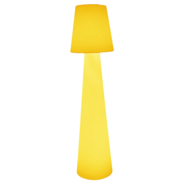 Stojąca lampa grzybek z pilotem Gardena ES-DC007 LED 5W RGBW IP65 biała