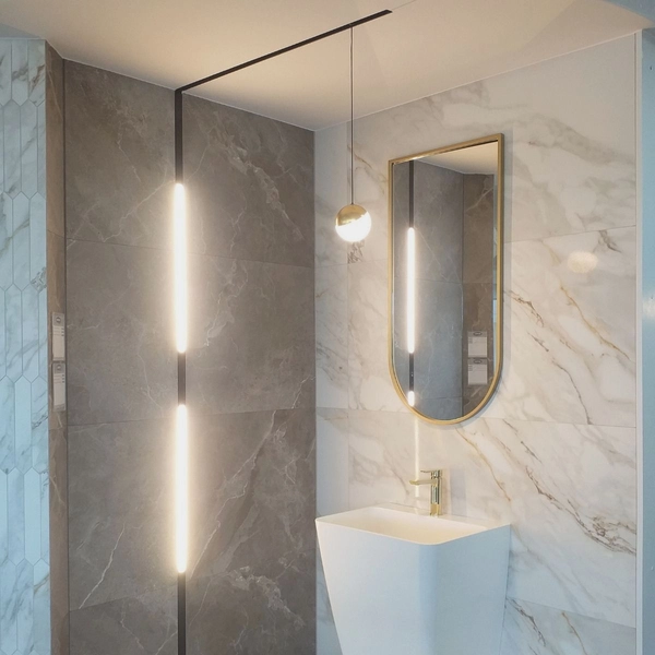 Szynowa oprawa Magneto Abigali LWQ-M05 LED 12W podłużna czarna