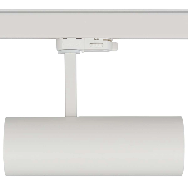 Regulowana LAMPA sufitowa MILO 8762 Nowodvorski okrągła OPRAWA metalowa LED 25W 3000K do systemu szynowego 3 - fazowego biała