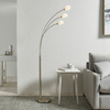 Łukowa lampa podłogowa Jaspa 76568 LED 5,5W 3000K srebrny biały