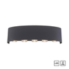 Ścienna lampa ogrodowa Carlo LED 8W 3000K metalowa grafitowa