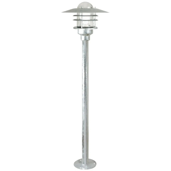 Zewnętrzna lampa stojąca Agger 74528031 IP54 retro cyna